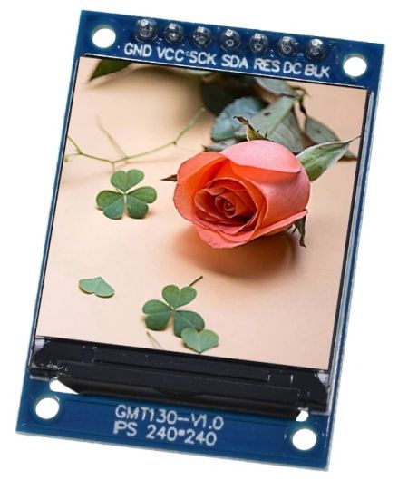  1,3 " 240x240 SPI TFT LCD nem rintkpernys