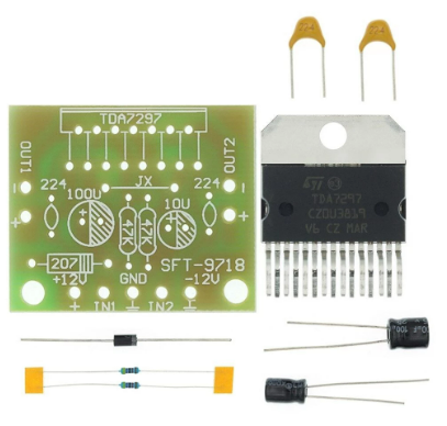  TDA7297 erst krtya kszlet