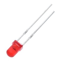  OP-001   3mm LED piros