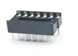  FE-027   DIP14P IC foglalat norml