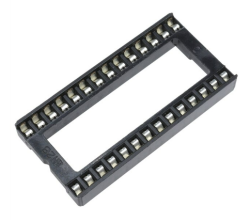  FE-031   DIP28P IC foglalat norml szles